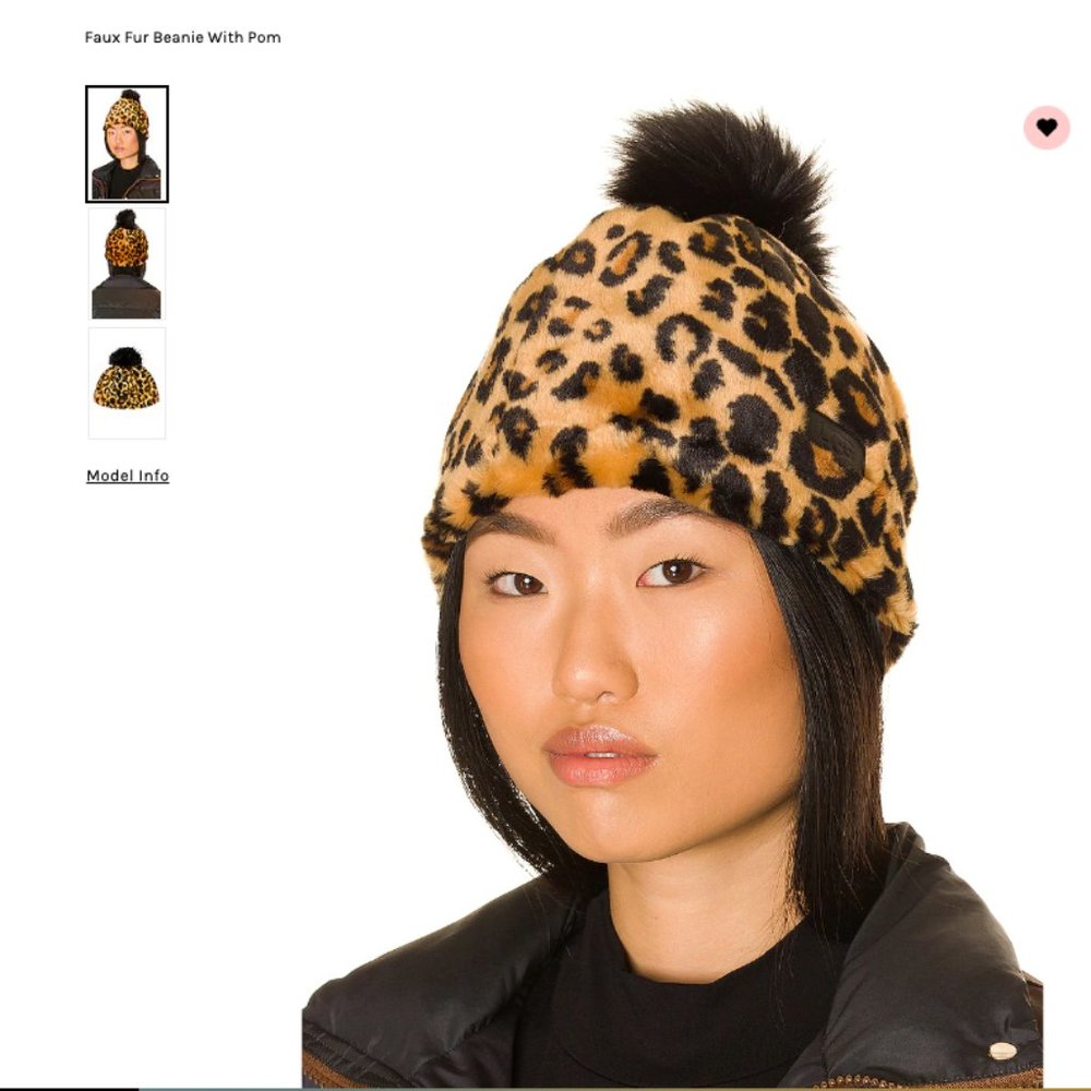 NWT: UGG Faux Fur Beanie With Pom